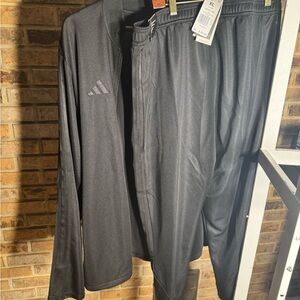 Adidas Black Lightweight Jacket and pants for Versatile Style